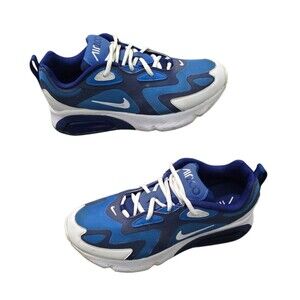 Nike Air Max 200 Shoes Sneakers Blue White Running Mens US 8  Womens US Size 9.5